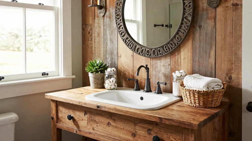 10 Farmhouse Bathroom Vanity Ideas