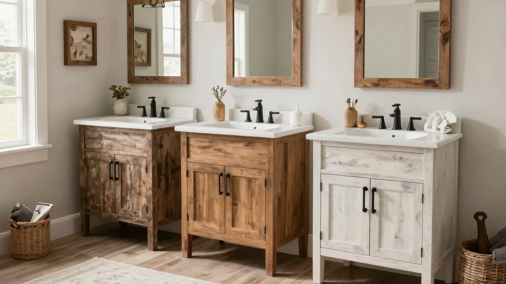 7 Best Farmhouse Bathroom Vanities for Small Spaces
