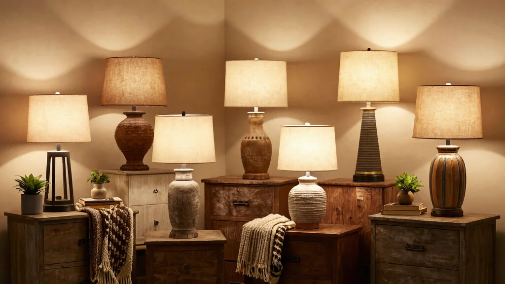 7 Best Farmhouse Table Lamps for Nightstands