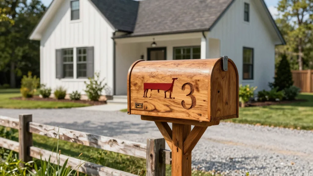 7 Best Modern Farmhouse House Numbers and Mailboxes