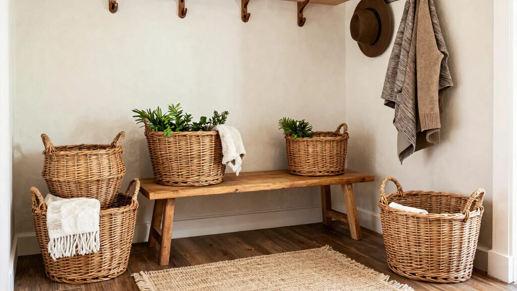 7 Best Storage Baskets for a Farmhouse Mudroom