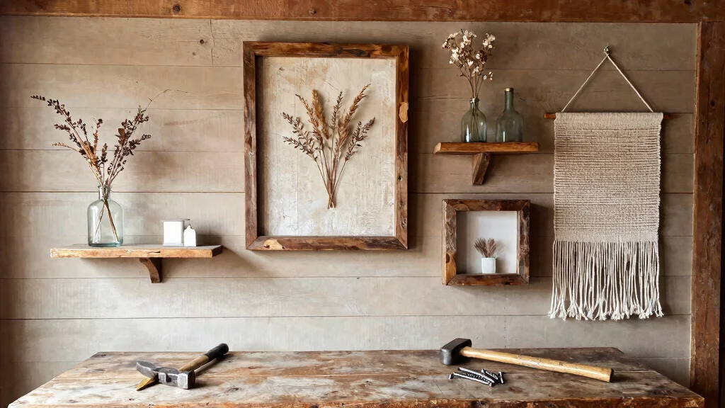 7 DIY Farmhouse Wall Decor Projects (No Signs)