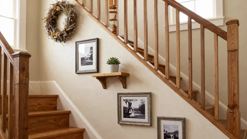 7 Farmhouse Staircase Wall Decor Ideas