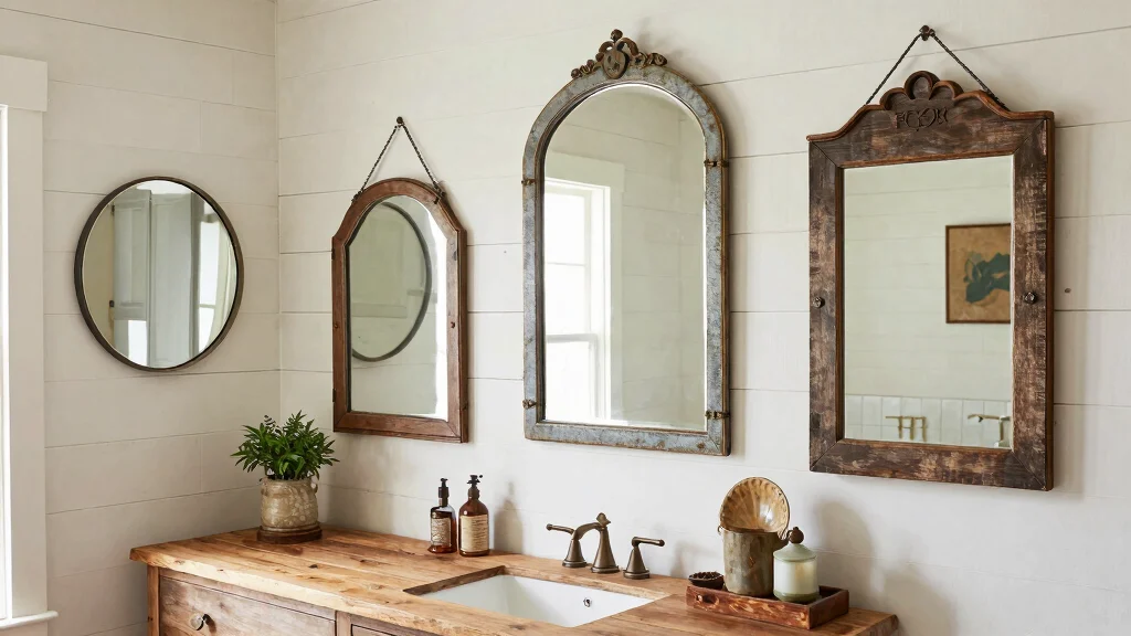 8 Best Farmhouse Bathroom Mirrors to Complete the Look