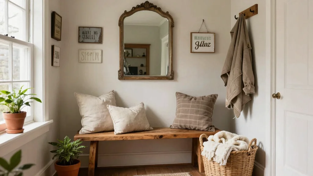 8 Farmhouse Entryway Decor Ideas for Small Foyers