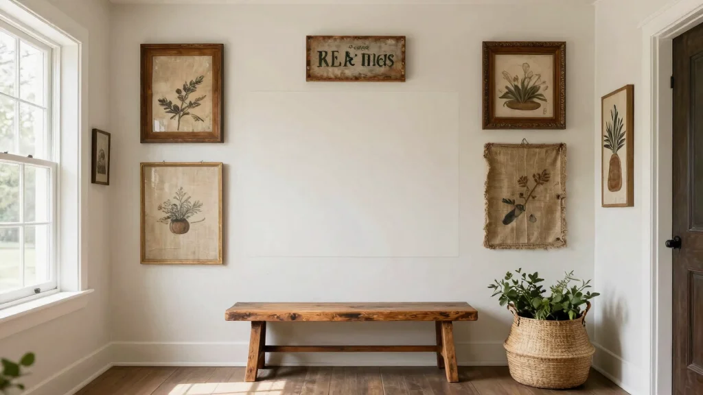 8 Large Farmhouse Wall Decor Ideas for Big Blank Walls