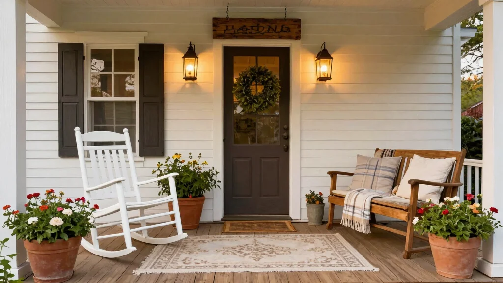 9 Farmhouse Front Porch Ideas for a Welcoming Entrance