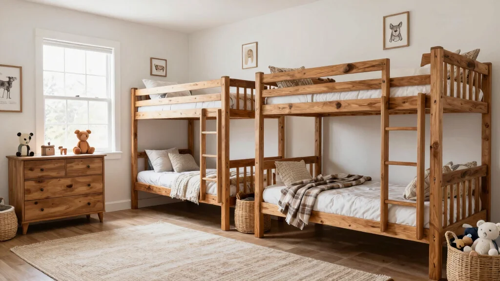 9 Farmhouse Kids Room Decor Ideas for Shared Rooms