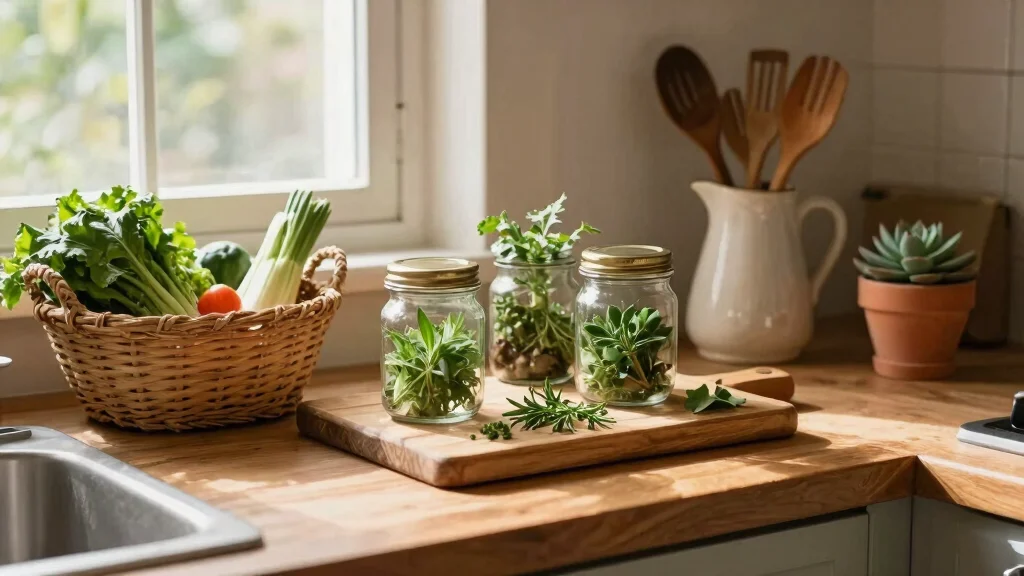 9 Farmhouse Kitchen Countertop Decor Ideas