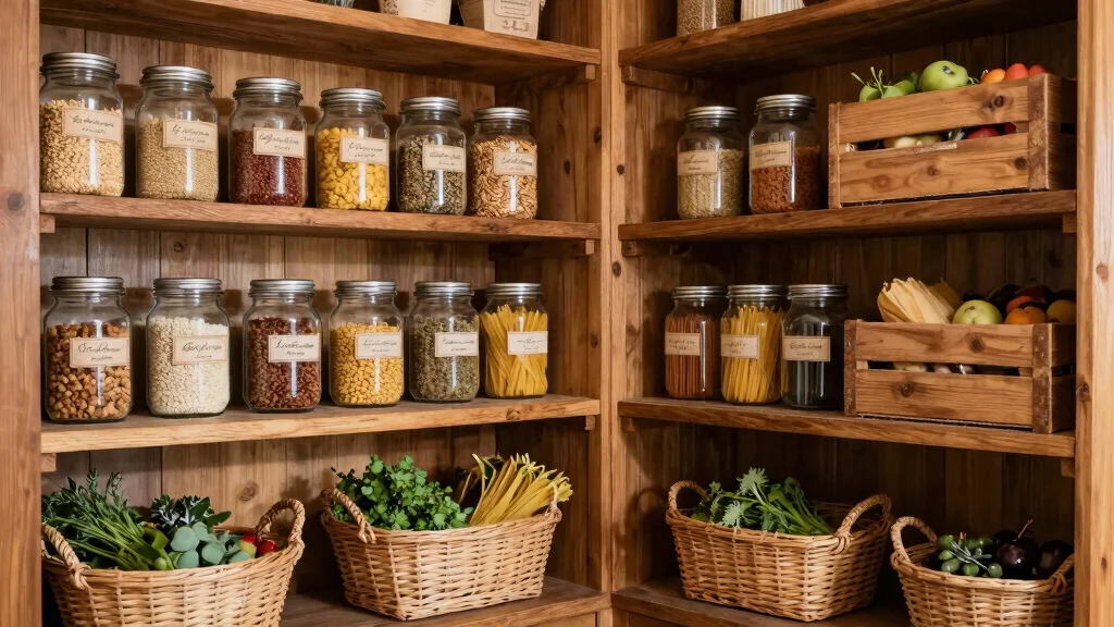 9 Farmhouse Pantry Organization Ideas