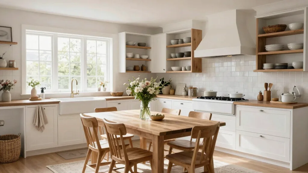 9 Modern Farmhouse Kitchen Ideas for a Bright, Airy Look