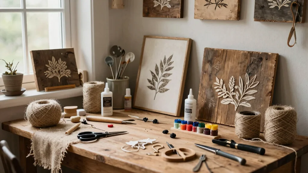 9 Quick Farmhouse DIY Decor Crafts for a Weekend