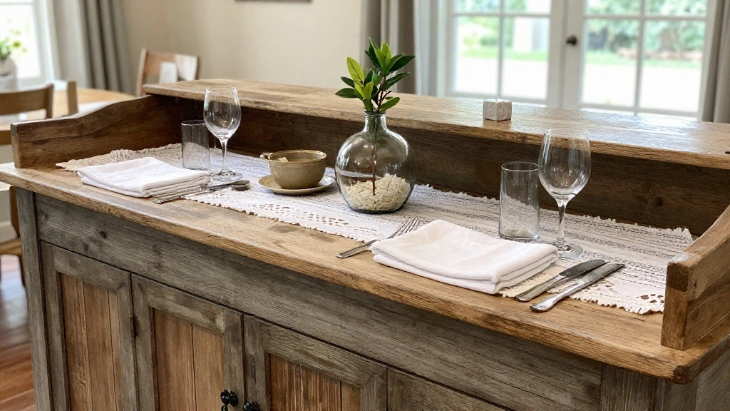 How to Decorate a Farmhouse Dining Room Buffet