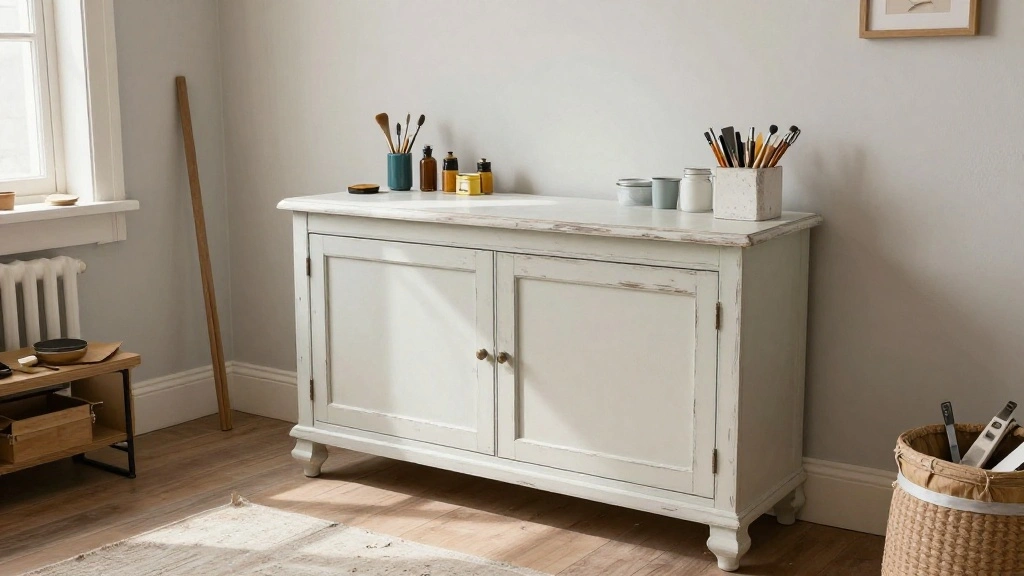 How to Distress Painted Furniture for a Farmhouse Finish