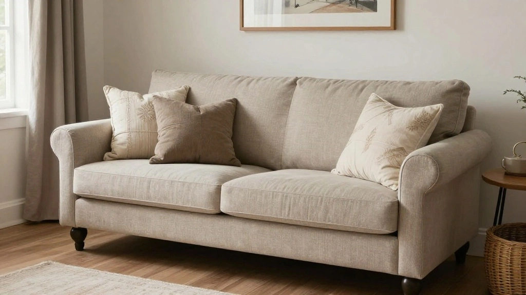 How to Layer Throw Pillows on a Farmhouse Sofa
