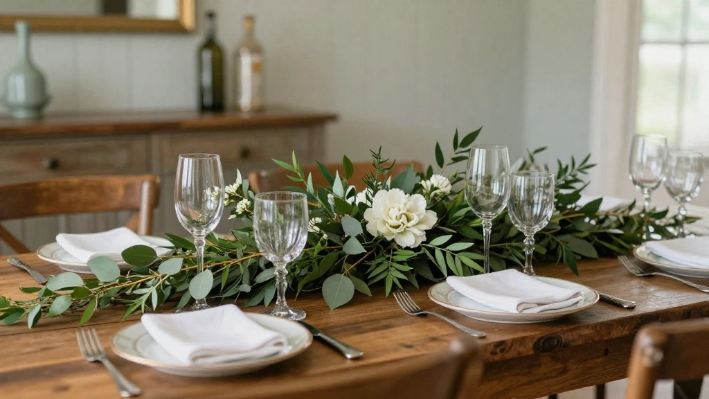 How to Make a Farmhouse Centerpiece with Greenery
