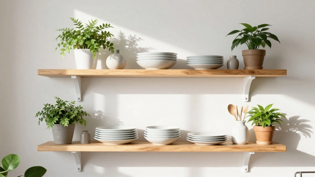 How to Style Open Kitchen Shelves Like a Designer